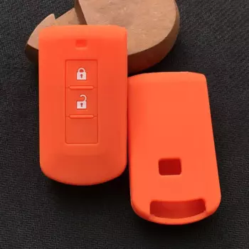 Силиконовый чехол для автомобильного ключа с 2 кнопками, чехол для Mitsubishi Outlander ASX AXR RVR Nativa Pajero Montero Lancer Shogun