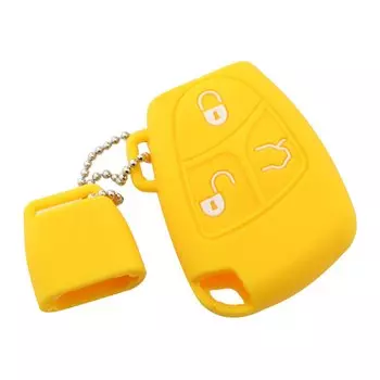 Силиконовый чехол для автомобильного ключа с дистанционным управлением, защитный чехол, держатель для Mercedes Benz W211 W202 B C E Class ML S CL 220th, аксессуары для ключа
