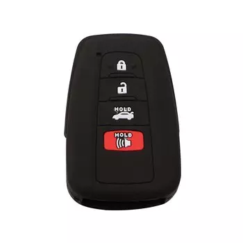 Силиконовый чехол для автомобильного ключа с 4 кнопками, чехол для Toyota Highlander XLE Corolla LE Cross Hybrid Camry TRD 2019 Rav4 Avalon, аксессуары