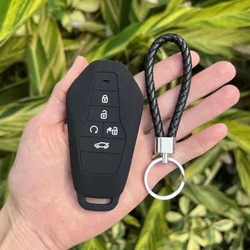 Силиконовый чехол для автомобильного ключа с дистанционным управлением чехол для HYCAN 007 Z03 5 кнопочный брелок автомобильный держатель сумка Аксессуары для стайлинга автомобиля