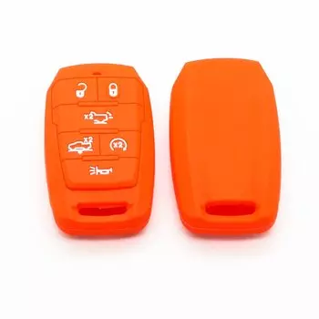 Силиконовый чехол для автомобильного ключа Xinyuexin, брелок для умного ключа Dodge Ram 1500, 6 кнопок, 2019 2020, новый держатель для дистанционного ключа, защита сумки