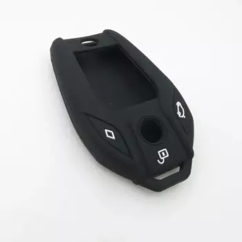 Силиконовый чехол для автомобильного ключа ZAD, чехол для BMW 2017 2018 7 серии I12 730 740 750 760 G11 G12 G20 G30, светодиодный дисплей, сенсорный экран, защита