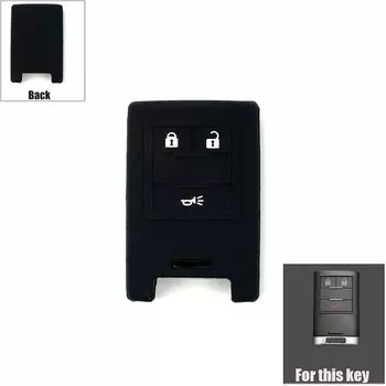 Силиконовый чехол для автомобильных ключей, чехол-брелок для Chevrolet Captiva 2014 Spark Onix Volt Aveo Sonic, умный чехол для ключей с дистанционным управлением, автостайлинг