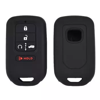 Силиконовый чехол для дистанционного ключа автомобиля, чехол для Honda Civic Accord Cr-v Pilot Crv, защитный чехол, 5 кнопок, 2015 2016 2017 2018