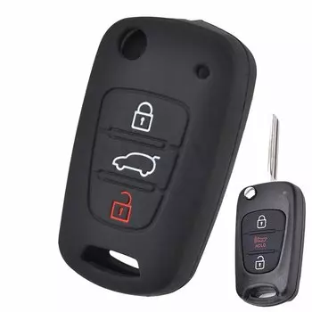 Силиконовый чехол для Hyundai Solaris 2 i20 i30 i35 Azera Elantra Santa Fe для Kia Rio Soul Sportage Carens Sorento Ceed