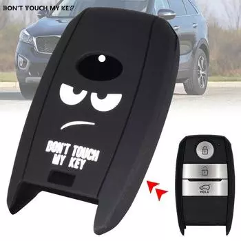 Силиконовый чехол для ключей для Kia Rio Ceed Soul Sportage Sorento Carens Picanto 2013-2018, защитный чехол для брелока без ключа