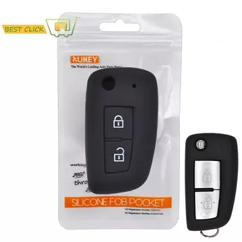 Силиконовый чехол для ключей для Nissan X-Trail Juke Qashqai Micra Pulsar 2014-2017 2018, защитный чехол для брелока без ключа