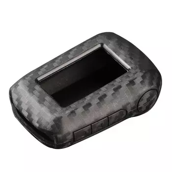 Силиконовый чехол для ключей jingyuqin 3b из углеродного волокна для Starline A92/A94/V62/A62/A64 ЖК-дисплей Автомобильный держатель для ключей