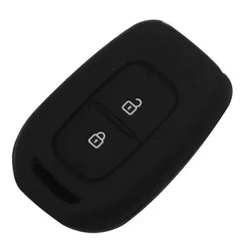 Силиконовый чехол для ключей jingyuqin с 2 кнопками для Renault Scenic Master Megane Duster Logan Clio Captur Laguna Fluence Remote FOB Cover