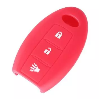 Силиконовый чехол для ключей KEYYOU с 3 кнопками, чехол для ключа-брелока, чехол для Infiniti G25 FX35 EX25 QX56 FX37, смарт-ключ для автомобиля