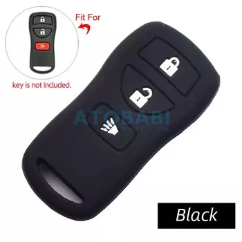 Силиконовый чехол для ключей от машины умная Крышка для Nissan протектор для пульта дистанционного управления Armada Sentra Altima Titan X-terra Murano Infiniti