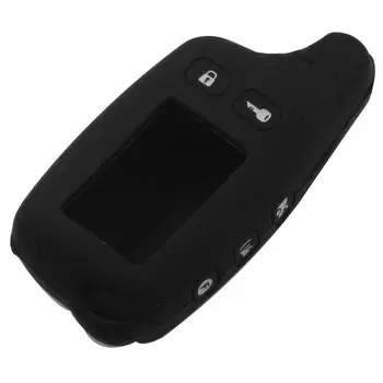 Силиконовый чехол jingyuqin для Tomahawk TW9010/TW9020/TW7000/TW7010 9030 9000 TW950, ЖК-пульт дистанционного управления, двусторонний автомобильный чехол для ключей с сигнализацией
