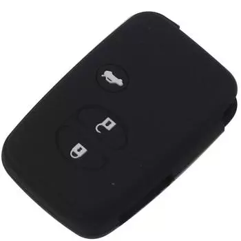 Силиконовый чехол jingyuqin для Toyota Land Cruiser Camry Highlander Crown Prado Prius, комплект автомобильных ключей, куртка, чехол с дистанционным управлением