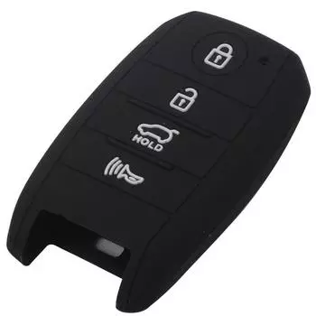 Силиконовый чехол jingyuqin, подходит для KIA K3 K5 Forte Sorento Optima Rio Carens Cerato, чехол для смарт-ключа, брелок с 4 кнопками