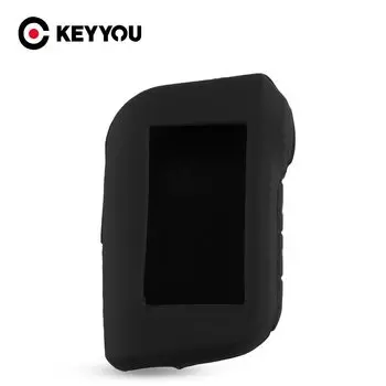 Силиконовый чехол KEYYOU 10X для Starline A93/A63, двухсторонний силиконовый чехол с ЖК-дисплеем и пультом дистанционного управления для автомобиля A93