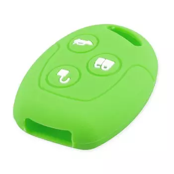 Силиконовый чехол KEYYOU для автомобильного брелока с 3 кнопками, чехол для Ford Focus Mondeo Festival VA Fusion Suit Fiesta, защитная подставка для ключей