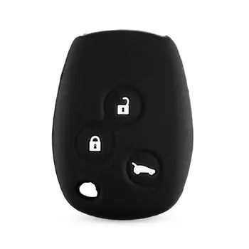 Силиконовый чехол KEYYOU для автомобильного ключа с 3 кнопками, чехол для Renault Clio Scenic Megane Duster Sandero Captur Duster Modus, чехол для ключа с дистанционным управлением