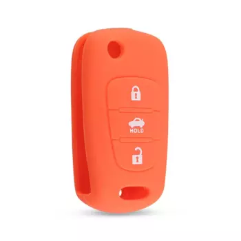 Силиконовый чехол-книжка KEYYOU 3BTN для автомобильного ключа для Kia RIO K2 K3 K5 Ceed Cerato Sportage SOUL для Hyundai Verna i20 i30