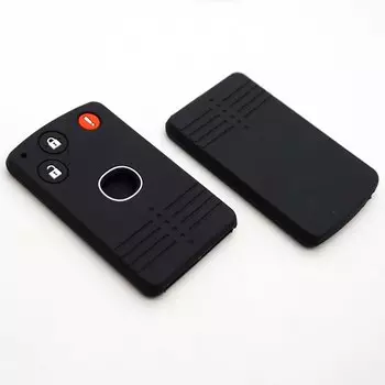 Силиконовый чехол Xinyuexin для автомобильного ключа и карты, чехол-брелок для MAZDA 5, 6 дюймов, зеркальный RX8, Miata MX5, 2 + 1 кнопочный пульт дистанционного управления для карты, защитный чехол