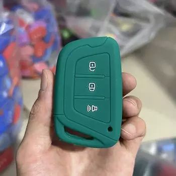 Силиконовый гелевый резиновый чехол для автомобильного ключа чехол для JAC T50 S2 S3 S4 S5 S7 3 кнопочный смарт-ключ