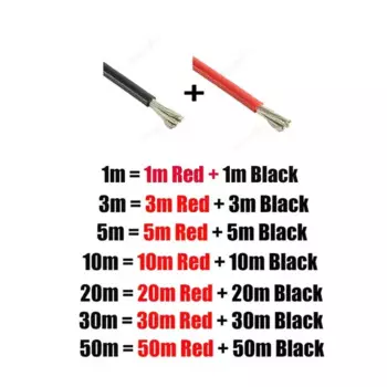 DelightFire Термостойкий силиконовый провод 16 14 12 10 8 6 4 AWG