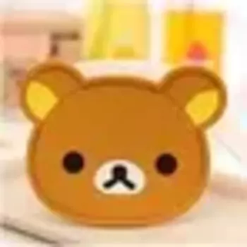 Силиконовый коврик для чашки, войлочный, мультяшный