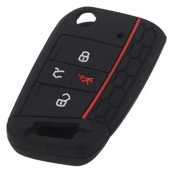 Силиконовый откидной чехол для ключей jingyuqin для VW 2016 2017 Golf 7 ALLTRACK MK7 для Skoda Octavia A7 SEAT, чехол с дистанционным управлением и 4 кнопками