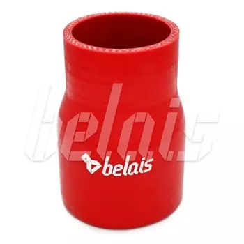 Силиконовый патрубок с переходом 50-57 мм (RED) #19696