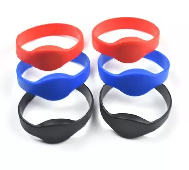 Силиконовый перезаписываемый RFID браслет zhizaibide C-IDRWBKTWD-1 125 кГц