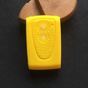 Силиконовый резиновый брелок для ключей, чехол-держатель, защитный колпачок, набор кожаных капюшона для daihatsu Move Copen la400k, 2-кнопочный ключ