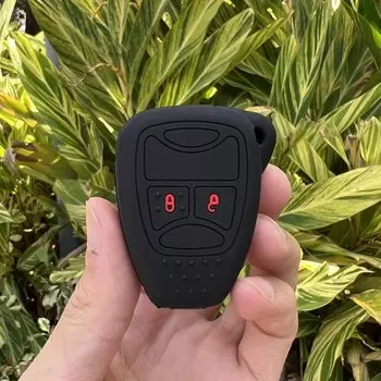 Силиконовый резиновый чехол для автомобильного ключа чехол для JEEP Commander Grand Cherokee Liberty Wrangler Compass Patriot 2 кнопочный ключ