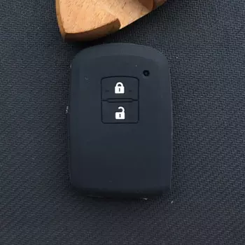 Силиконовый резиновый чехол для ключей автомобиля Toyota Camry RAV4 Avalon auris, чехол для ключей 2013 г., 2 кнопки, чехол для смарт-ключателя автомобиля