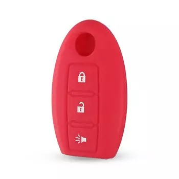 Силиконовый резиновый чехол для ключей KEYYOU, чехол-брелок с 3 кнопками для Nissan March, Micra, Qashqai Skyline, Juke, Alissa, X-Trail