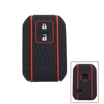 Силиконовый резиновый чехол для ключей от автомобиля, набор чехлов для Suzuki Ertiga Swift 2017 Wagon R, японский монополия, тип 3c, 2 кнопки, держатель дистанционного управления