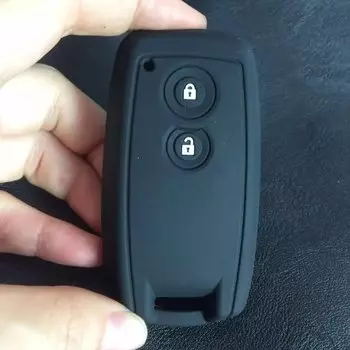 Силиконовый резиновый чехол для ключей, защитный держатель для SUZUKI Swift Sport SX4 SCORSS grand vitara, 2-кнопочный чехол для ключей