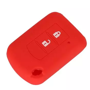 Силиконовый резиновый чехол jingyuqin для автомобильного ключа чехол для Mitsubishi ASX Outlander Lancer EX Galant Pajero 2016 2017 2 кнопки автостайлинг