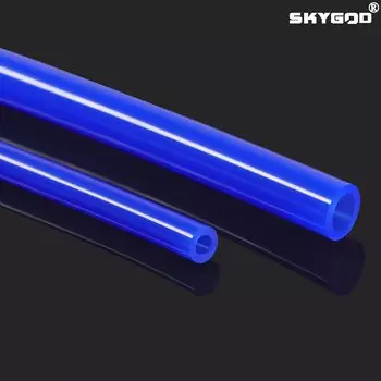 Силиконовый шланг 1-10 м голубой