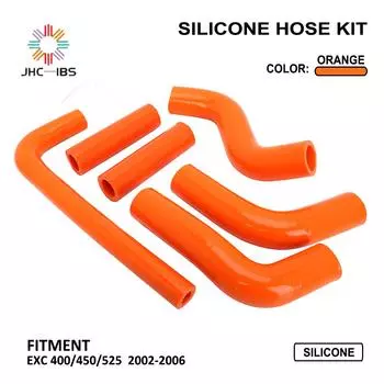 Силиконовый шланг охлаждающей жидкости для мотоцикла, водопроводная труба для KTM EXC 400 450 525 2002 2003 2004 2005 2006