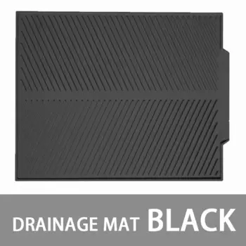 Силиконовый складной коврик для сушки посуды