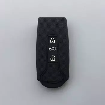 Силиконовый защитный чехол для автомобильного ключа чехол оболочка держатель оболочка для Volkswagen Touareg 2020 2021 3 кнопочный ключ