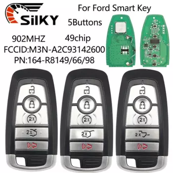 SilKY M3N-A2C 93142600 ID49 902 МГц Keyless Go автомобильный ключ дистанционного управления подходит для Ford Edge Fusion Expedition Explorer Mustang