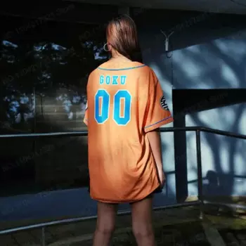 Силовые игры для тренажерного зала-Аниме настраиваемая игровая футболка для бейсбола, гольфа, рыбалки, кемпинга, бега, футболка с принтом имени и номером