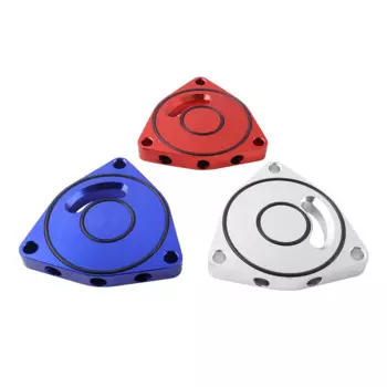 Серебристый, черный, красный турбовыдувной клапан, проставка пластины для Honda Civic 1.5T Coupe BOV 2015-2021 годов, заготовка двигателя