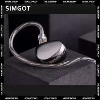 SIMGOT EA500LM Hi-Fi наушники с двойным магнитом и двойной катушкой, наушники из сплава, наушники-вкладыши, индивидуальные подарки