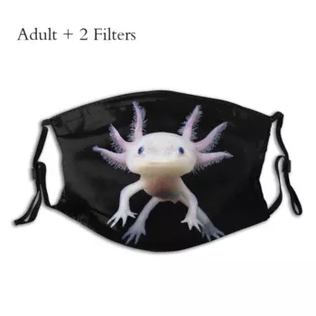 Симпатичная защитная маска Axolotl хлопковая Защитная цветная Новая маска с фильтрами для влюбленных ходячих рыб