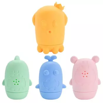 Симпатичные Игрушки для ванны, игрушка для бассейна, дошкольные милые игрушки с животными для ванны, Веселая игра, игрушка для бассейна, цветной плавающий бассейн