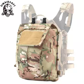 SINAIRSOFT Тактический рюкзак на молнии на панели Molle Plate Carrier Рюкзак на молнии Охотничья сумка для AVS JPC 2,0 CPC Жилет Emerson EM7400
