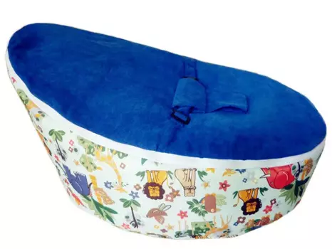 Синее Детское Кресло-мешок/детский спальный мешок-рекламная цена, безопасное Детское Кресло-мешок