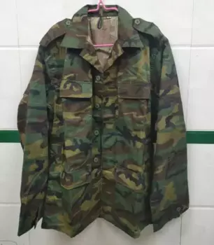 Сингапурский зеленый Камуфляжный винтажный костюм, Весенний костюм, джунгли с брюками