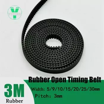 Синхронный ремень XMSJ HTD 3M резиновый 5/9/10/15/20/25/30 мм